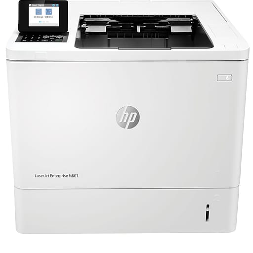 Refurbish HP LaserJet Enterprise M607n Monochrome Laser Printer/Toner Value Bundle Pack (K0Q14A#BGJ-RC) (Certified Refurbished)