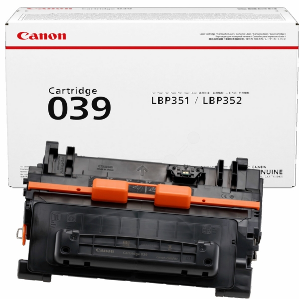 Canon imageCLASS LBP-351/352DW Black Toner Cartridge (11000 Page Yield) (NO. 039) (0287C001)