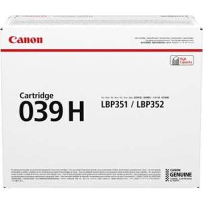 Canon imageCLASS LBP-351/352DW Black Toner Cartridge (25000 Page Yield) (NO. 039H) (0288C001)