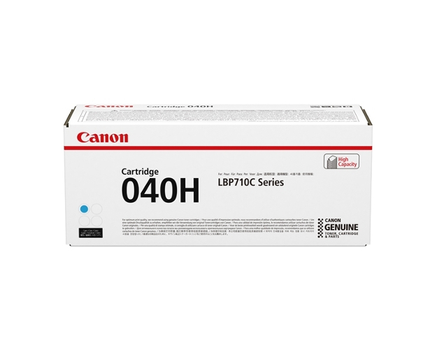 Canon imageCLASS LBP-710/712CX Cyan High Yield Toner Cartridge (10000 Page Yield) (NO. 040HC) (0459C001)