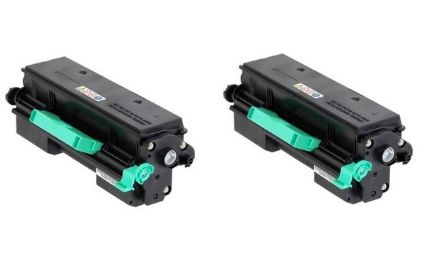 Compatible Ricoh MP-401/SP-4510 Black Toner Cartridge (2/PK-12000 Page Yield) (TYPE SP-4500HA) (4073162PK)