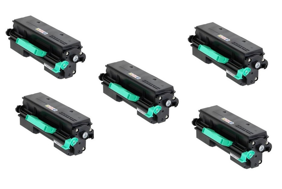 Compatible Ricoh MP-401/SP-3600/4510 Black Toner Cartridge (5/PK-6000 Page Yield) (TYPE SP-4500HA) (4073195PK)