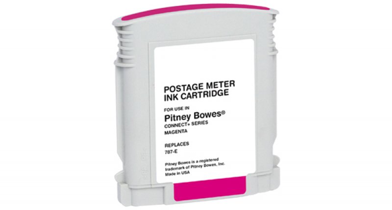 Compatible Pitney Bowes Connect+ 1000/2000/3000 Magenta Postage Meter Inkjet (787-E)