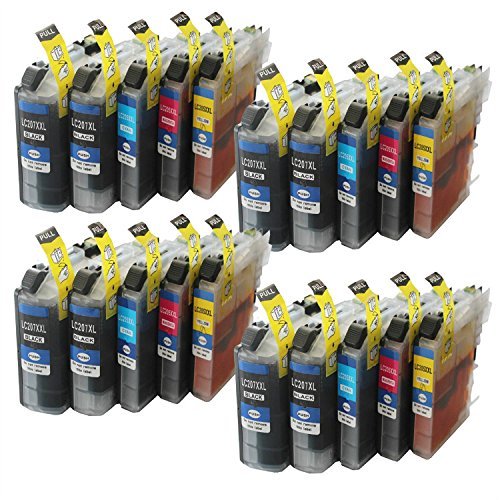 Compatible Brother LC-2038BK4CMY Inkjet Combo Pack (8-BK/4-C/M/Y)