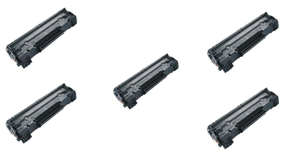 Compatible HP LaserJet P1566/P1606 Toner Cartridge (5/PK-2100 Page Yield) (NO. 78A) (CE278A5PK)