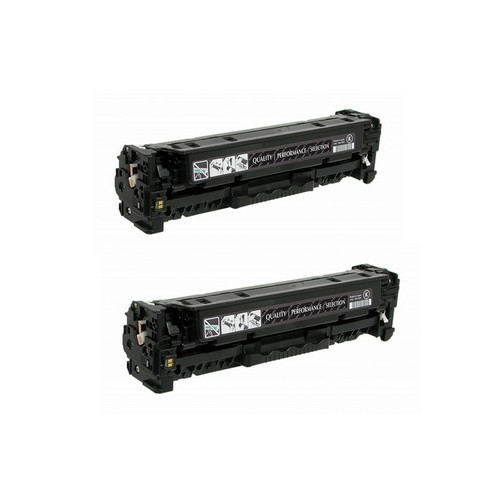 Compatible HP NO. 128A Black Toner Cartridge (2/PK-2000 Page Yield) (CE320AD)