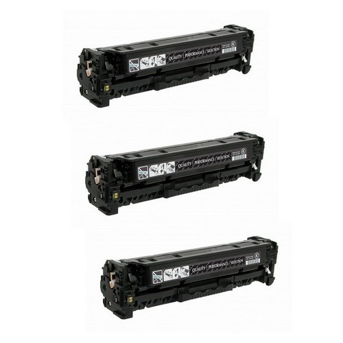 Compatible Canon CRG-131BK3PK Black Toner Cartridge (3/PK-1400 Page Yield)