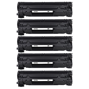 Compatible HP LaserJet Pro M12/M26 Black Toner Cartridge (5/PK-1000 Page Yield) (NO. 79A) (CF279A5PK)