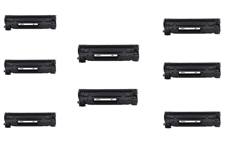 Compatible HP LaserJet Pro M12/M26 Black Toner Cartridge (8/PK-1000 Page Yield) (NO. 79A) (CF279A8PK)