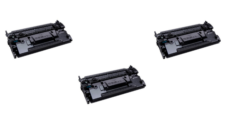 Compatible HP LaserJet Enterprise M501/M506/M527 Toner Cartridge (3/PK-9000 Page Yield) (NO. 87A) (CF287A3PK)
