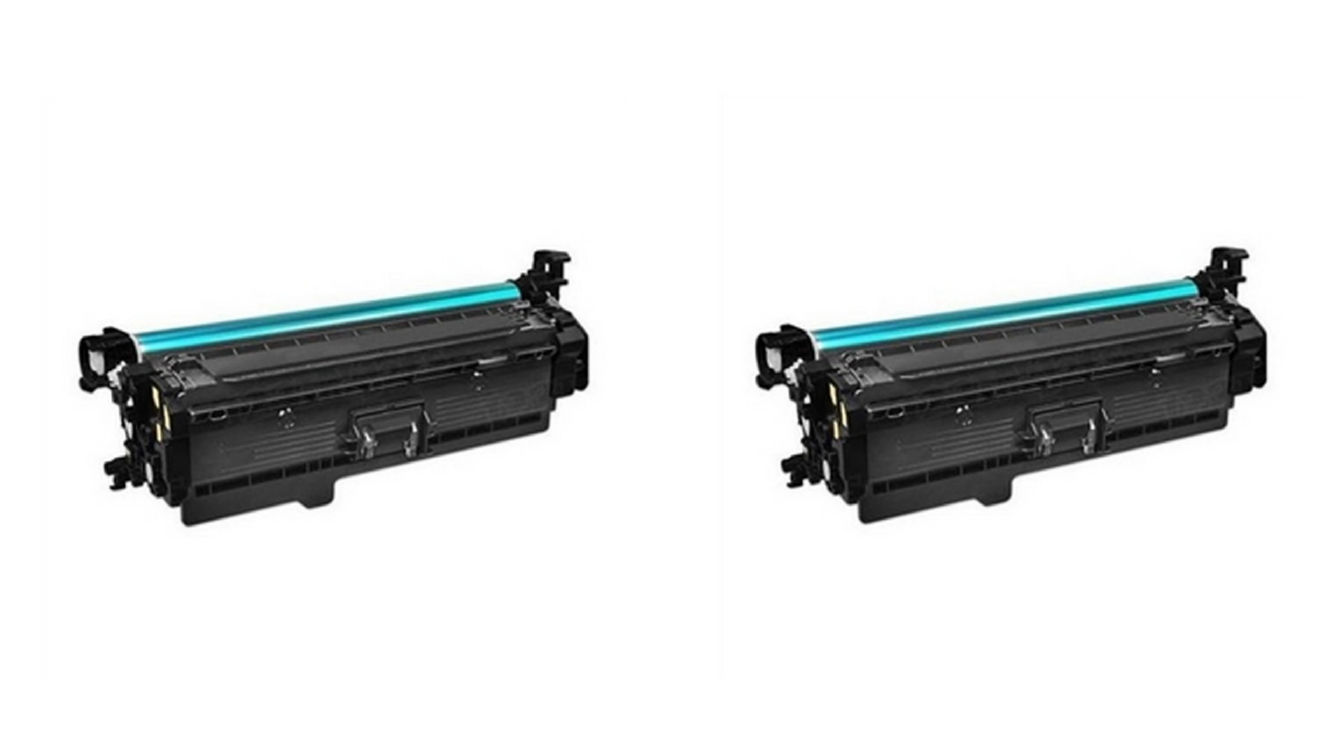 Compatible HP Color LaserJet Enterprise M552/553/577 Black Toner Cartridge (2/PK-12500 Page Yield) (NO. 508X) (CF360X2PK)