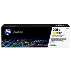 HP Color LaserJet Pro M252/274/277 Yellow High Yield Toner Cartridge (2300 Page Yield) (NO. 201X) (CF402X)