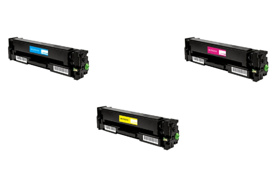 Compatible HP Color LaserJet Pro M252/274/277 Toner Cartridge Combo Pack (C/M/Y) (CF253XM)