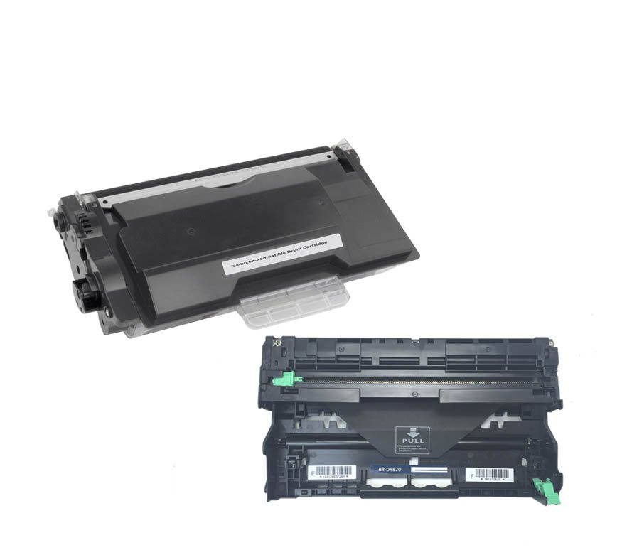Compatible Brother HL-L6400/MFC-6900 Drum/Toner Value Combo Pack (1ea-Drum -30000 Page Yield/1ea-Toners-20000 Page Yield) (DR-820/1-TN-890VB)