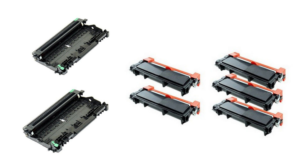 Compatible Brother DR-6302PK/TN-660J5PKVB Drum/Jumbo High Yield Toner Value Combo Pack (2ea-12000 Page Yield/5ea-5200 Page Yield)