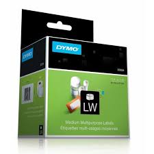Dymo White Medium Multipurpose Labels (2.25in x 1.25in) (1000 Labels) (30334)
