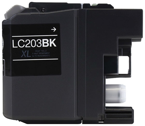 Compatible Brother LC-203BK Black High Yield Inkjet (550 Page Yield)