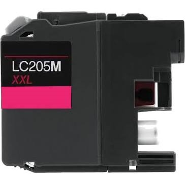 Compatible Brother LC-205M Extra High Yield Magenta Inkjet (1200 Page Yield)