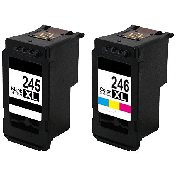 Compatible Canon PG-245XL/CL-246XL High Yield Inkjet Combo Pack (Black/Color) (8278B005)