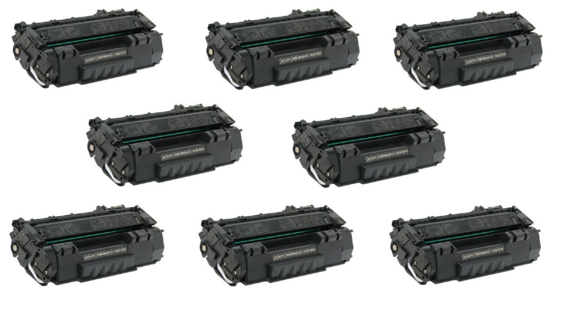 Compatible HP LaserJet 1160/1320 Toner Cartridge (8/PK-2500 Page Yield) (NO. 49A) (Q5949A8PK)