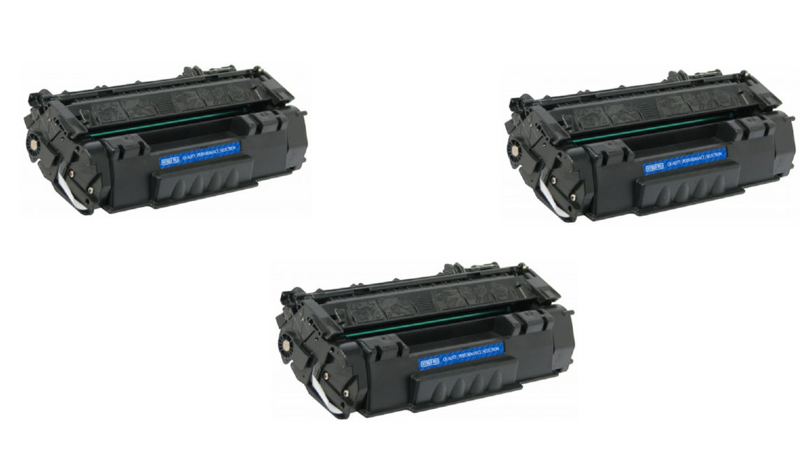 Compatible HP LaserJet 1320 Jumbo Toner Cartridge (3/PK-8000 Page Yield) (NO.49XJ) (Q5949XJ3PK)