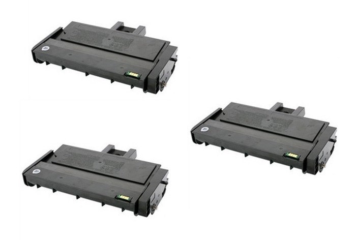 Compatible Lanier SP-204/211/213 Black High Yield Toner Cartridge (3/PK-2600 Page Yield) (TYPE SP201HA) (440-72583PK)