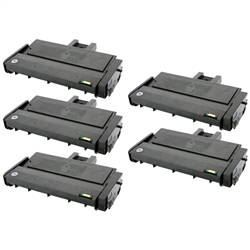 Compatible Savin SP-201/203/204/211/213 Black Toner Cartridge (5/PK-1500 Page Yield) (TYPE SP201LA) (42595PK)