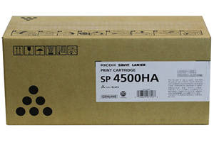 Ricoh MP-401/SP-4510 Black Toner Cartridge (12000 Page Yield) (TYPE SP-4500HA) (407316)