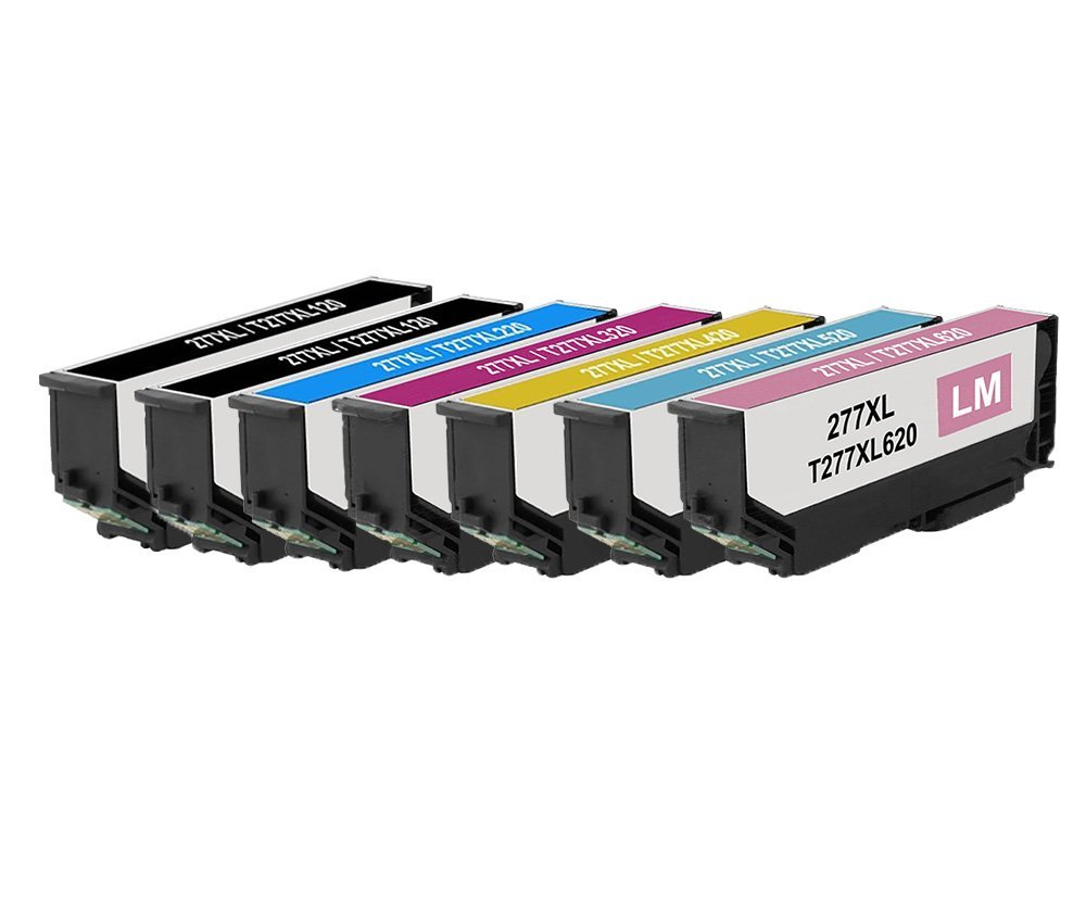 Remanufactured Epson NO. 277XL Inkjet Combo Pack (2-BK/1-C/M/Y/LC/LM) (T277XL120-2B1CS)