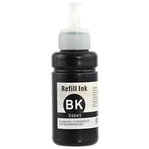 Compatible Epson NO. 664 Dye Black Ecotank Ink Bottle (70ML-4000 Page Yield) (T664120)