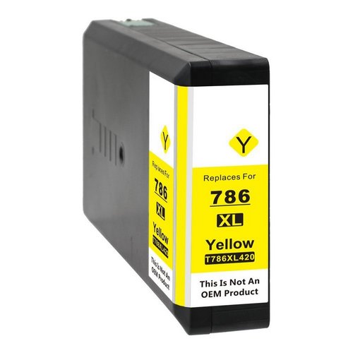 Remanufactured Epson NO. 786XL Yellow High Yield Inkjet (2000 Page Yield) (T786XL420)