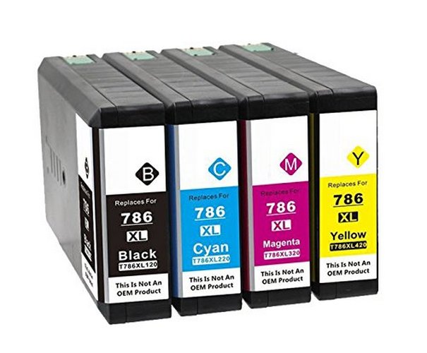 Remanufactured Epson NO. 786XL Inkjet Combo Pack (BK/C/M/Y) (T786XL120-BCS)