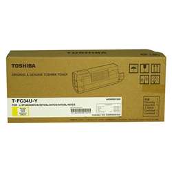 Toshiba e-STUDIO 287/347/407/477CS Yellow Toner Cartridge (11500 Page Yield) (T-FC34UY)