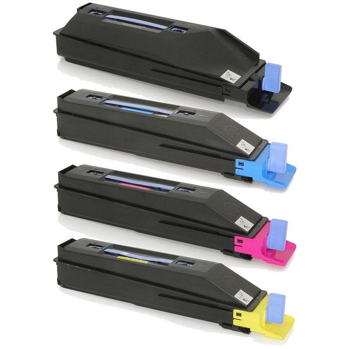Compatible Kyocera Mita TASKalfa 250/300ci Toner Cartridge Combo Pack (BK/C/M/Y) (TK-867MP)