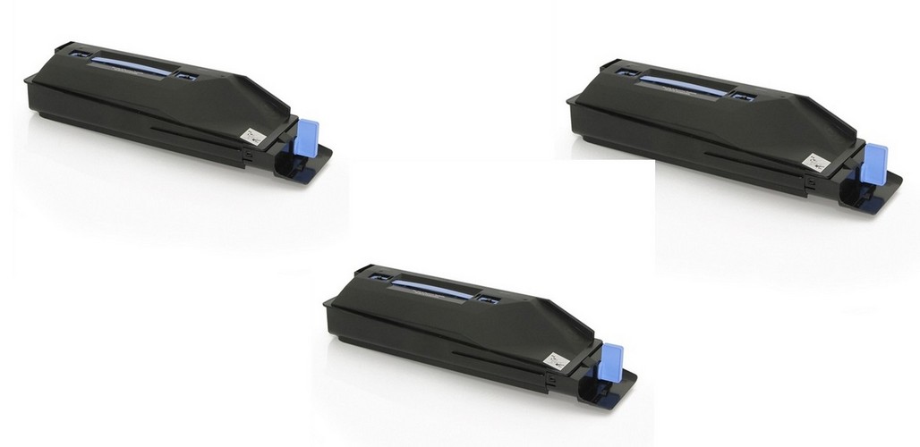 Compatible Copystar CS-400/500/552ci Black Toner Cartridge (3/PK-25000 Page Yield) (TK-859K3PK) (1T02H70CS03PK)