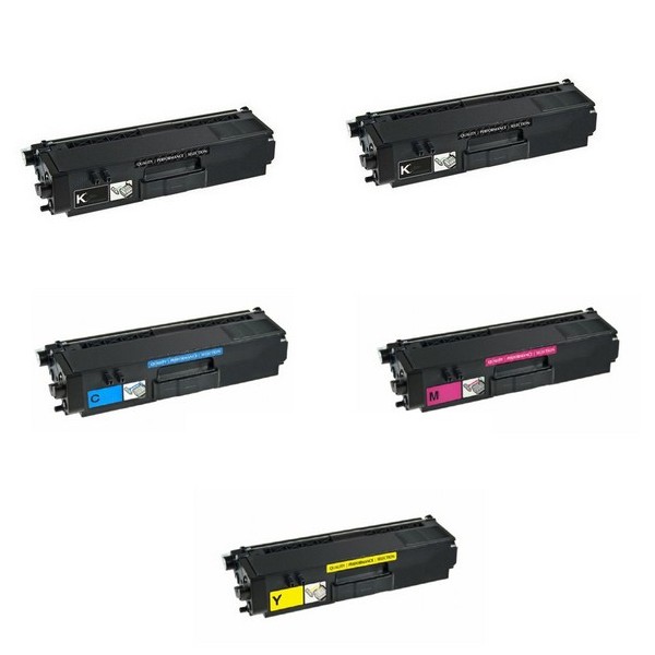 Compatible Brother TN-3152B1CMY Toner Cartridge Combo Pack (2-BK/1-C/M/Y)