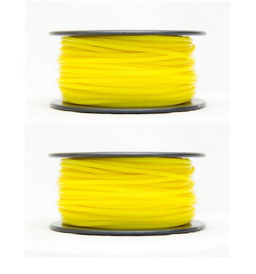 Premiere 3D Printer Universal ABS Yellow Filament (2/PK-1.75MM/1KG) (PFABSYL2PK)