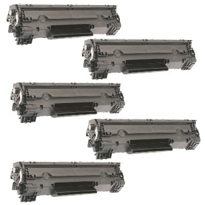 Compatible HP LaserJet Pro M125/M225 Toner Cartridge (5/PK-1500 Page Yield) (NO. 83A) (CF283A5PK)