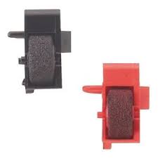 Compatible Texas Instruments 5045SVC Black/Red Ink Rollers (6/PK) (IT-87TBR)