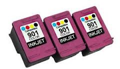 Compatible HP NO. 901 Tri-Color Inkjet (3/PK-360 Page Yield) (CZ720BN)