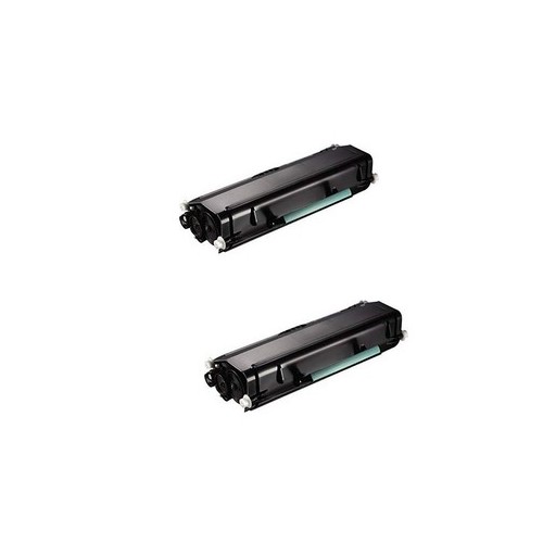 Compatible Lexmark E460 Extra High Yield Toner Cartridge (2/PK-15000 Page Yield) (E460X21A2PK)