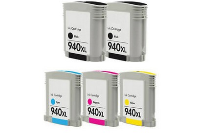 Compatible HP NO. 940XL Inkjet Combo Pack (2-BK/1-C/M/Y) (F6V11FN)