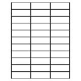 Compatible White Labels (1 1/3 X 4in) (1400 Labels) (5162)