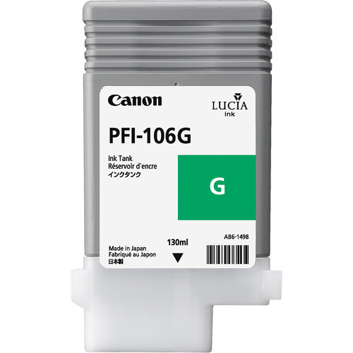Canon imagePROGRAF iPF6300/6350/6400/6450 Green Inkjet (130 ML) (PFI-106G) (6628B001)
