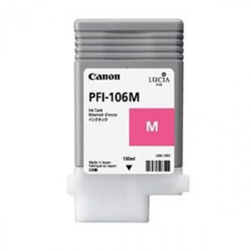 Canon imagePROGRAF iPF6300/6300S/6350/6400/6400S/6400SE/6450 Magenta Inkjet (130 ML) (PFI-106M) (6623B001)