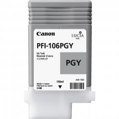 Canon imagePROGRAF iPF6300/6350/6400/6450 Photo Gray Inkjet (130 ML) (PFI-106PGY) (6631B001)