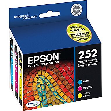 Epson NO. 252 Inkjet Combo Pack (C/M/Y) (T252520)