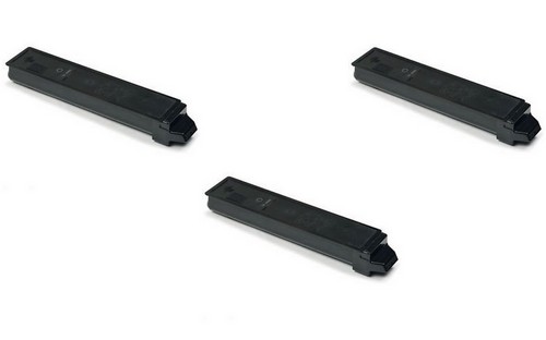 Compatible Kyocera Mita FS-C8020/8025/8520/8525 Black Toner Cartridge (3/PK-12000 Page Yield) (TK-897K3PK) (1T02K00US03PK)