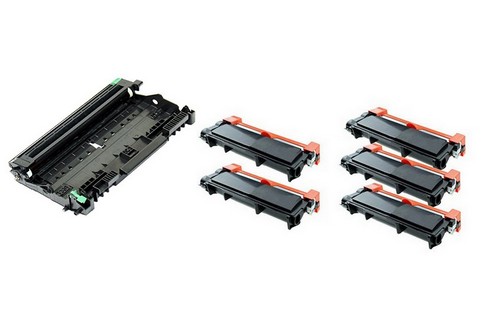 Compatible Brother DR-630/TN-660VB Drum/Toner Value Combo Pack (1ea-12000 Page Yield/5ea)