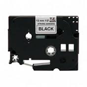 Brother Black on White Laminated P-Touch Label Tape (1/2in X 26Ft.) (TZ-231)